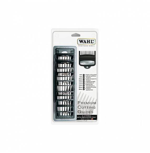 Peines Wahl Premium - Kit 8 peines + Organizador
