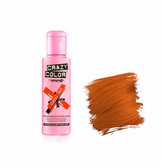 CRAZY COLOR 100ml - CORAL RED