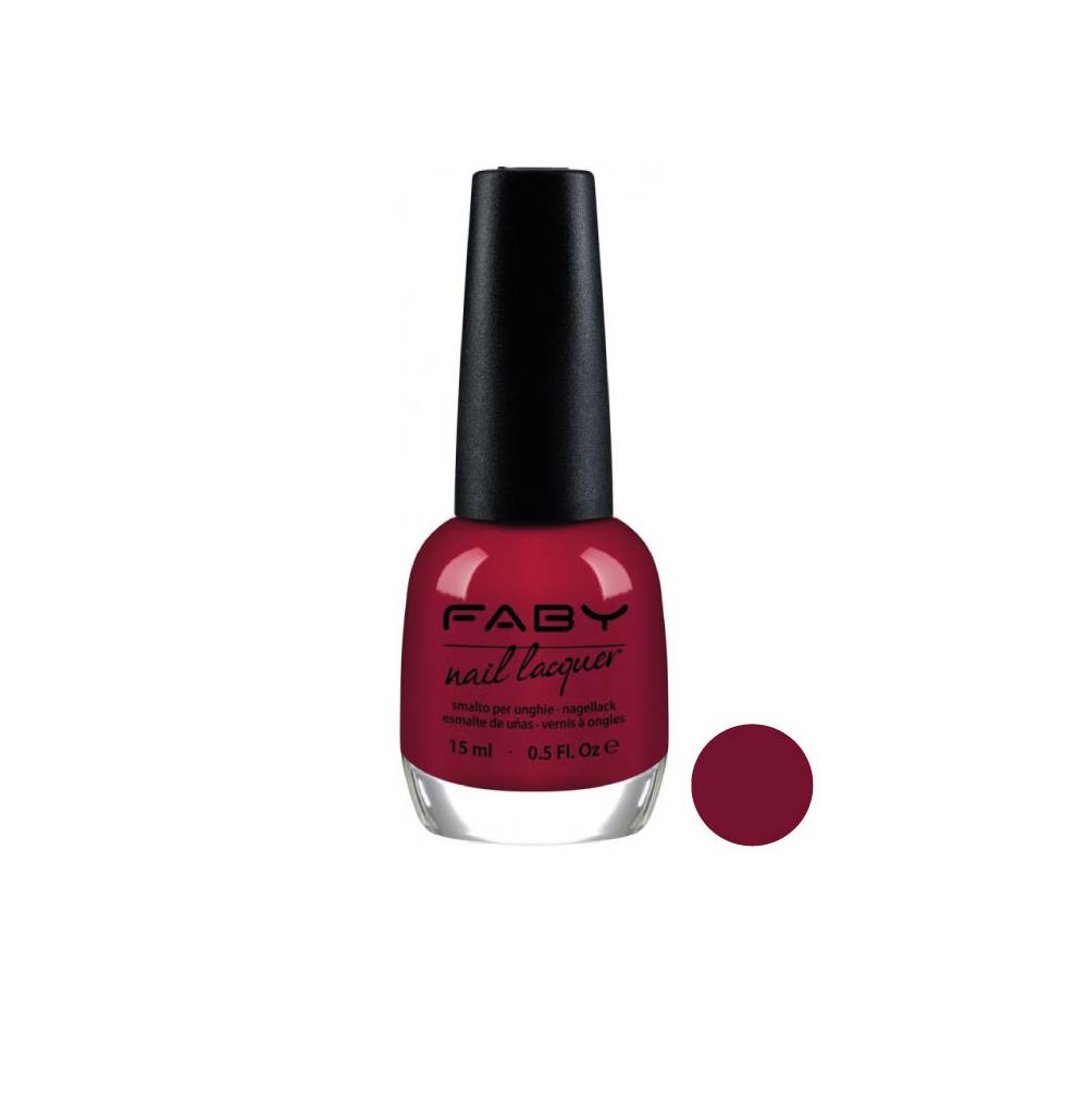 ESMALTE FABY RED AT NIGHT 15 ML